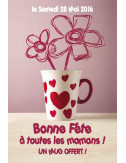 Affiches A3 (30x42 cm) Bonne Fête Maman mug