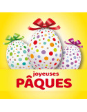 Stickers vitrine événementiel Joyeuses Pâques