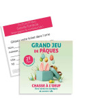 Tickets de tombola 10x10 Pâques