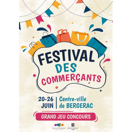 Affiches A2 (42x59,4 cm) Festival des commerçants