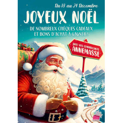 Affiches A3 (30x42 cm) Joyeux Noël Pôle Nord