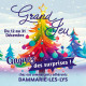 Tickets de tombola 10x10 Joyeuses Fêtes cadeaux bleu