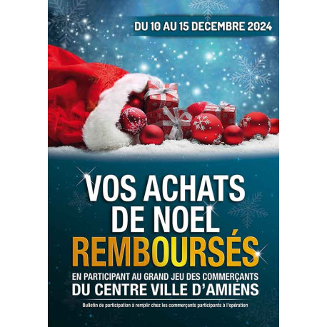 Affiches A2 (42x59,4 cm) NOEL ACHAT REMBOURSE