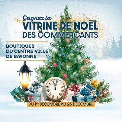 Stickers vitrine 40x40 cm VITRINES DE NOEL